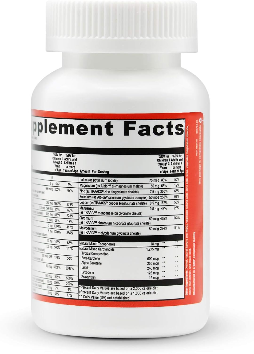 Ultra Kiddo Complete Chewable Vitamins: 5-MTHF, Iron, Vitamin B12, Zinc for Kids by MYOXCIENCE