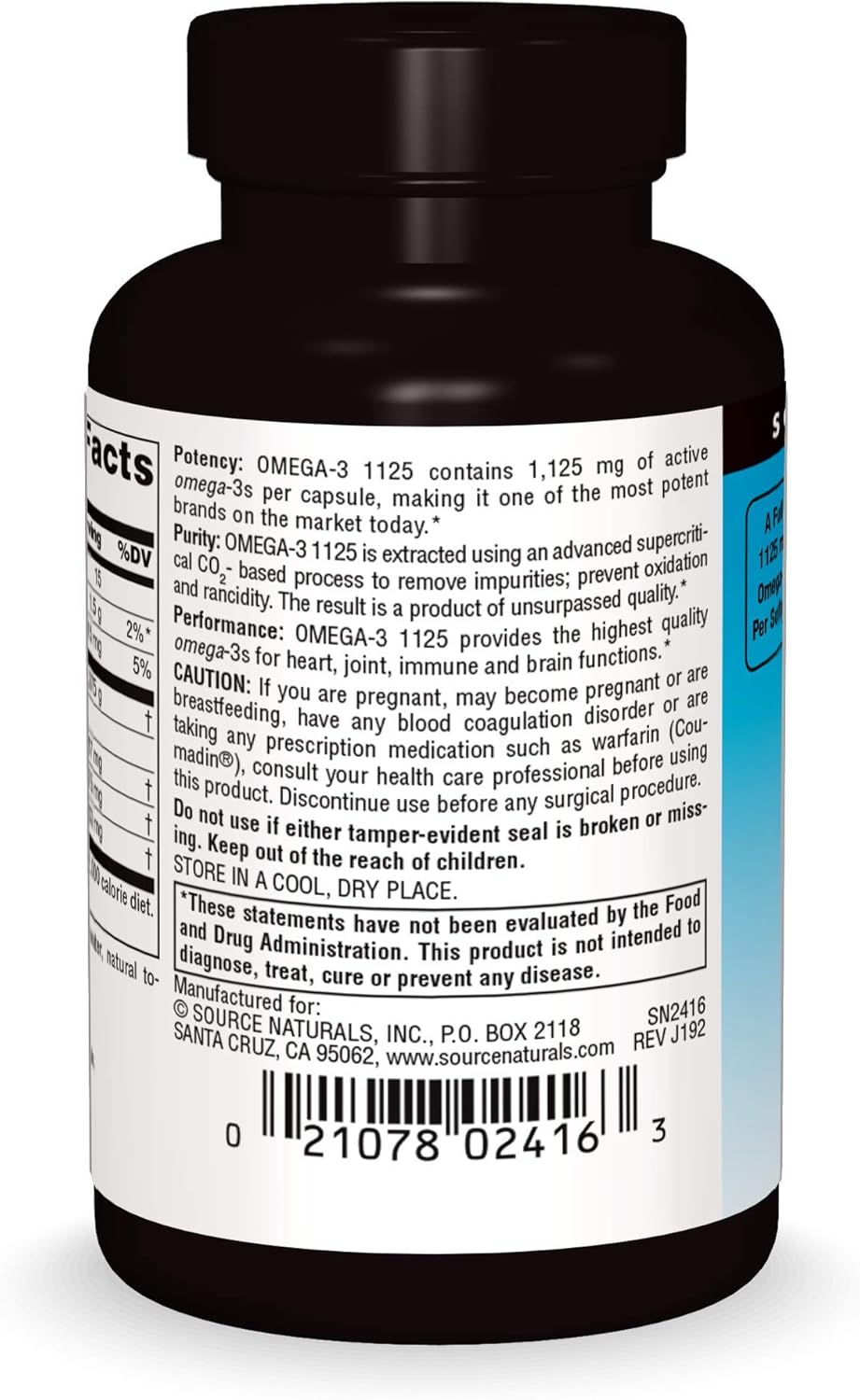 Ultra Potency ArcticPure Omega-3 Fish Oil Softgels - 1125mg EPA + DHA for Heart, Joint, Brain & Immune Health - 30ct