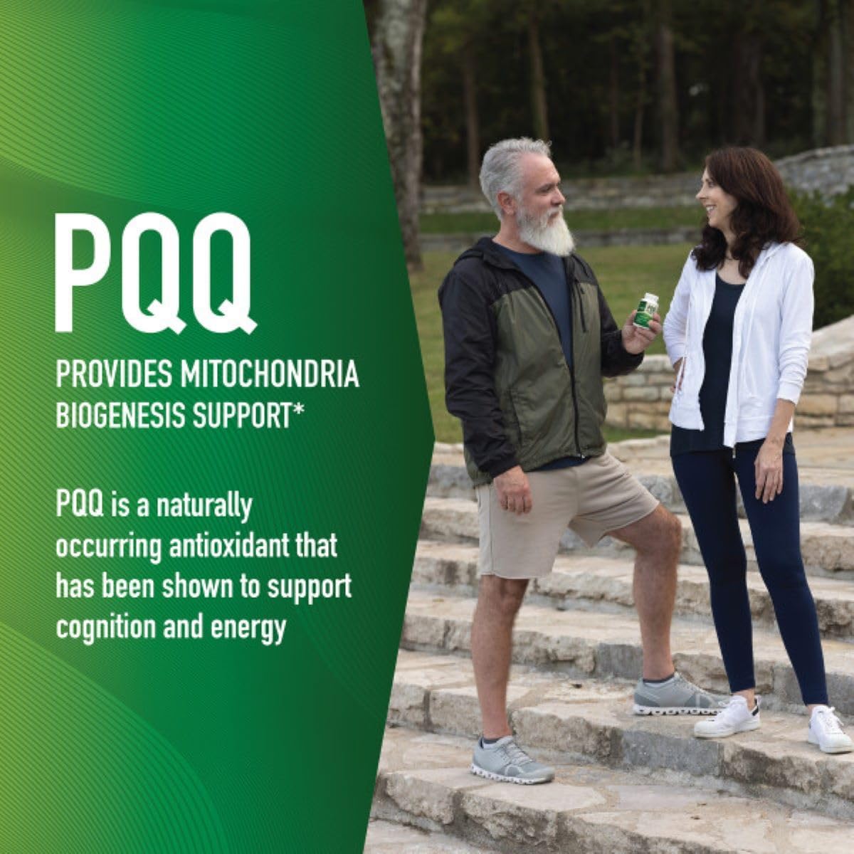Ultra PQQ Supplement 20mg for Mitochondrial Biogenesis & Energy | CoQ10 & B12 | Brain Health & Mitochondria Production | Vegan, Gluten-Free | 60 Capsules