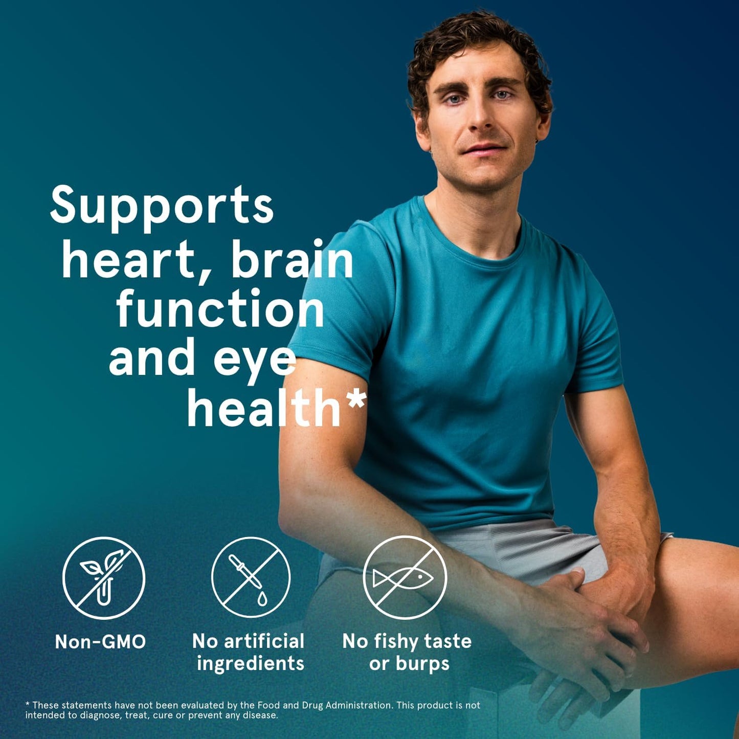 Ultra Pure Puori Omega-3 Fish Oil Softgels - 2000mg EPA & DHA - Heart, Brain, Eye Health - Burpless, IFOS Certified, Non-GMO - 120 Capsules