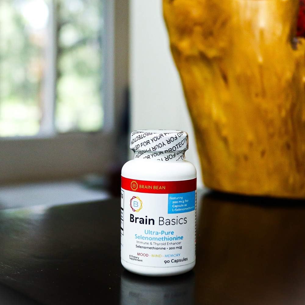 Ultra-Pure Selenomethionine for Thyroid Function & Immune Support - 200 mcg Selenium - 90 Servings