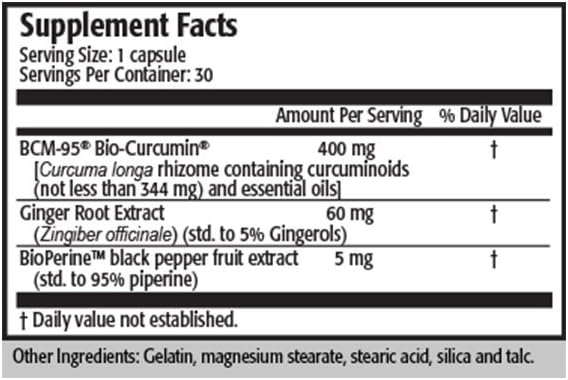 Ultra-Strength Curcumin Supplement for Res-Q Support