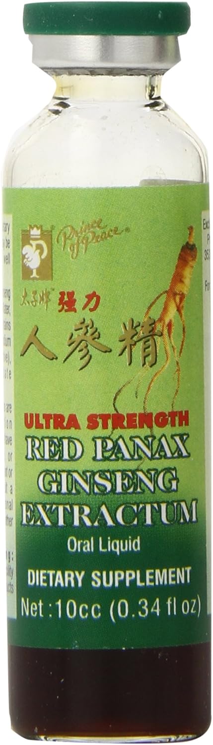 Ultra Strength Red Panax Ginseng Extractum Supplement - 30 Count by Prince of Peace