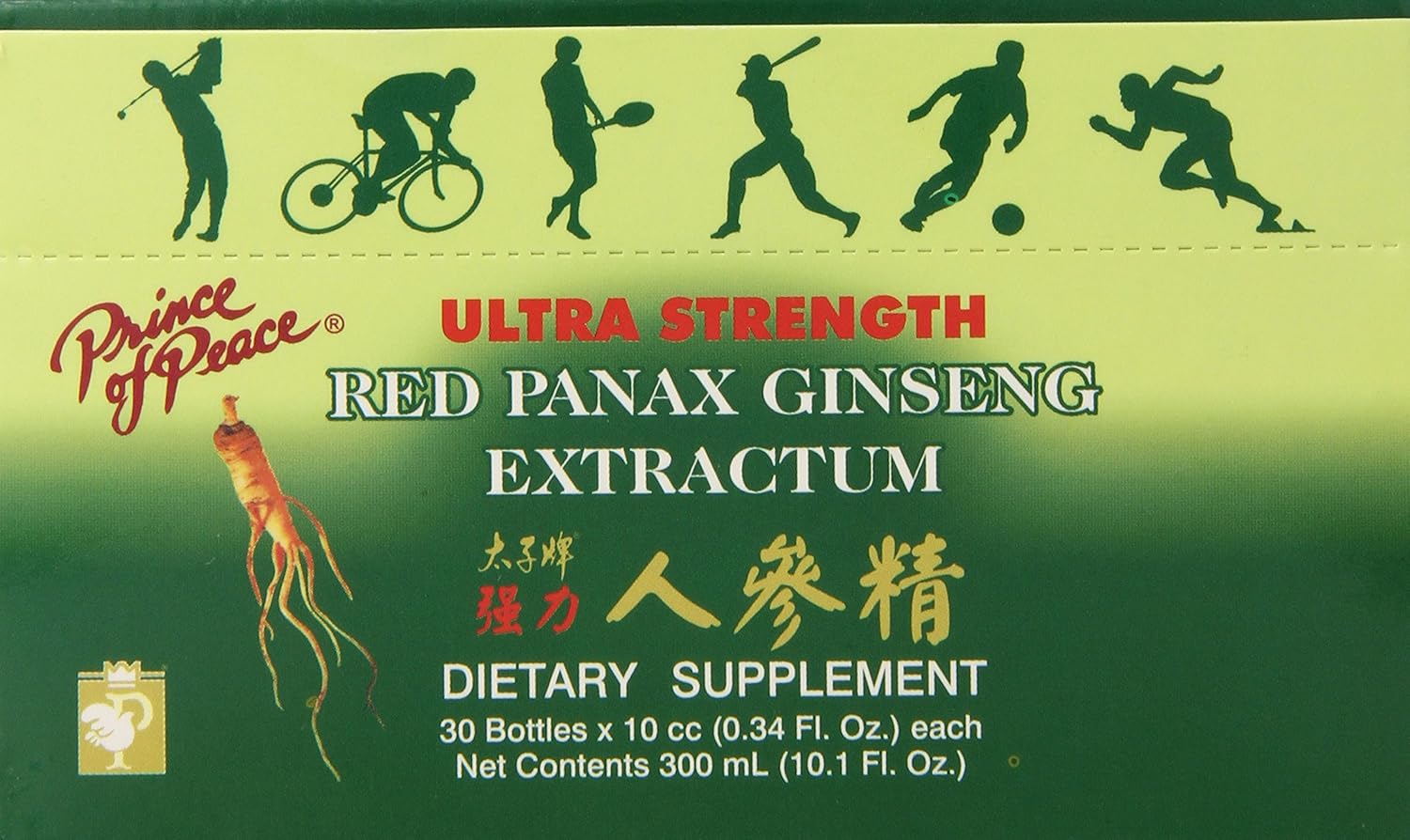 Ultra Strength Red Panax Ginseng Extractum Supplement - 30 Count by Prince of Peace