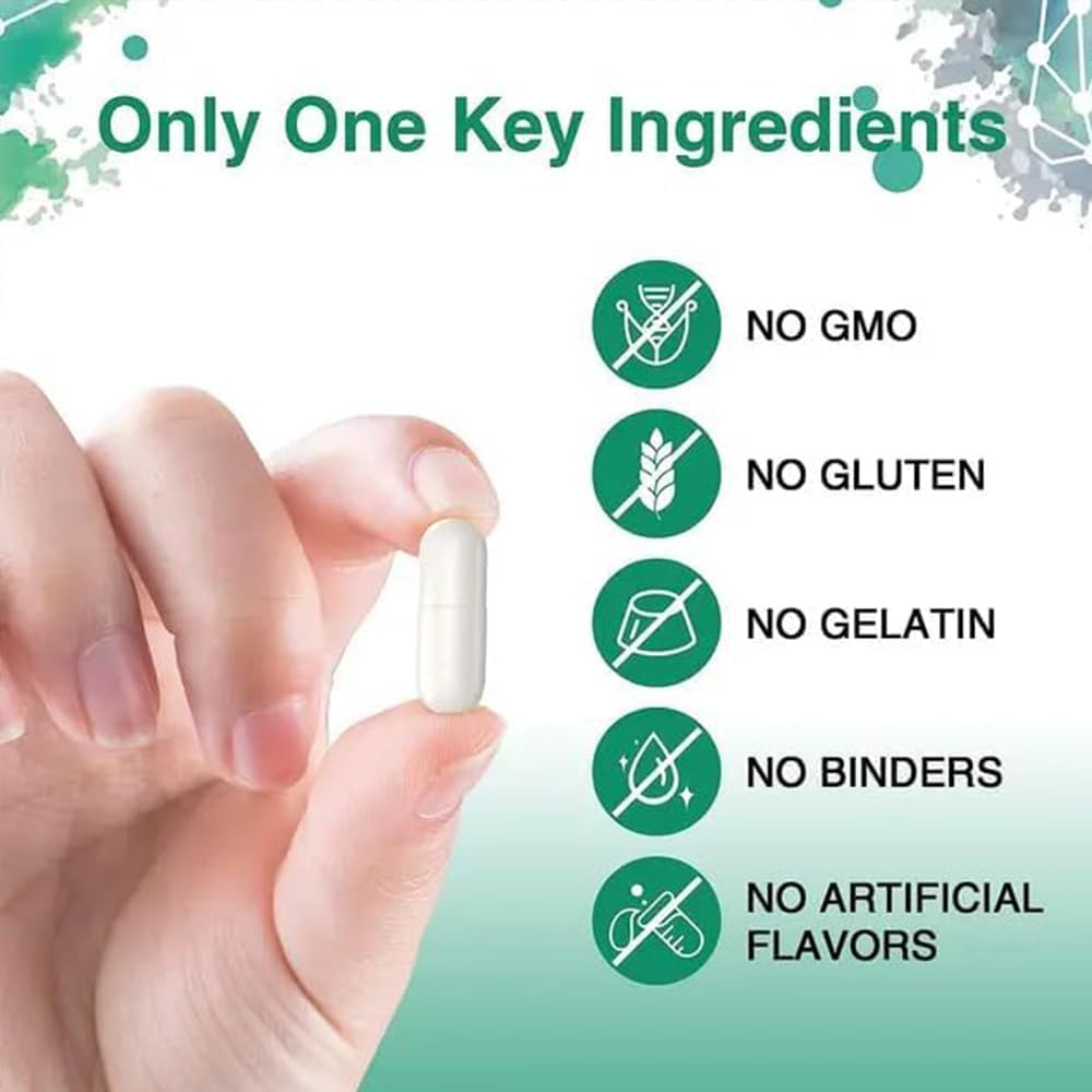 Ultra Strength TUDCA Supplement for Liver Support, Detox, and Repair - 1000mg Bile Salt - 60 Capsules