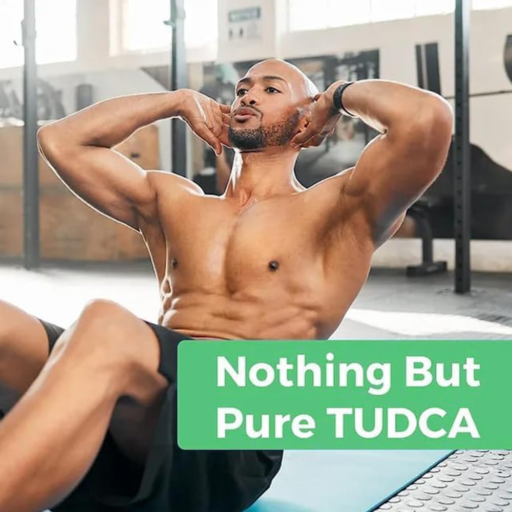 Ultra Strength TUDCA Supplement for Liver Support, Detox, and Repair - 1000mg Bile Salt - 60 Capsules