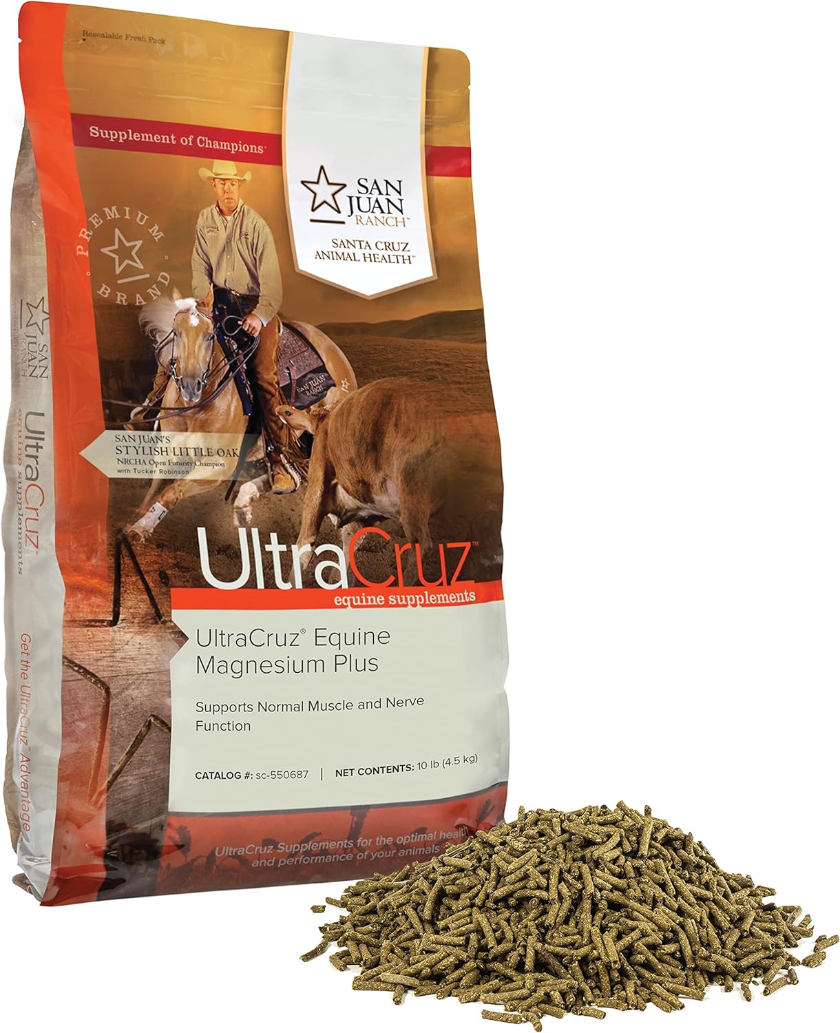 UltraCruz Equine Magnesium Plus Supplement - 10 lb Size