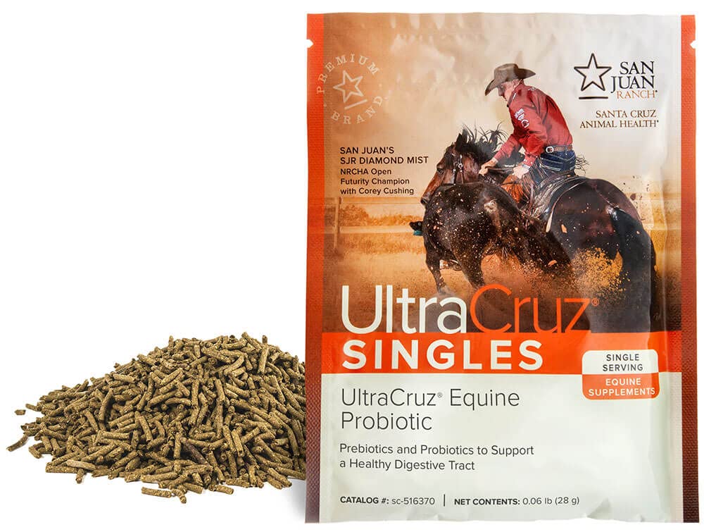 UltraCruz Equine Probiotic Pellets, 60 Day Supply - Horse Supplement