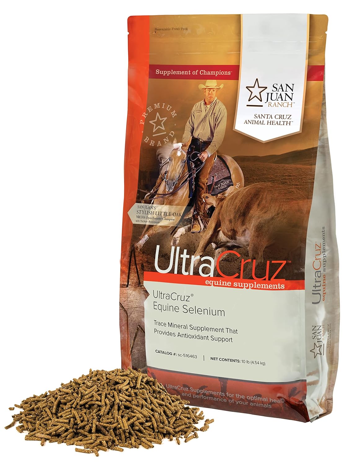 UltraCruz Equine Selenium Yeast Pellet Supplement 10 lb - 80 Day Supply