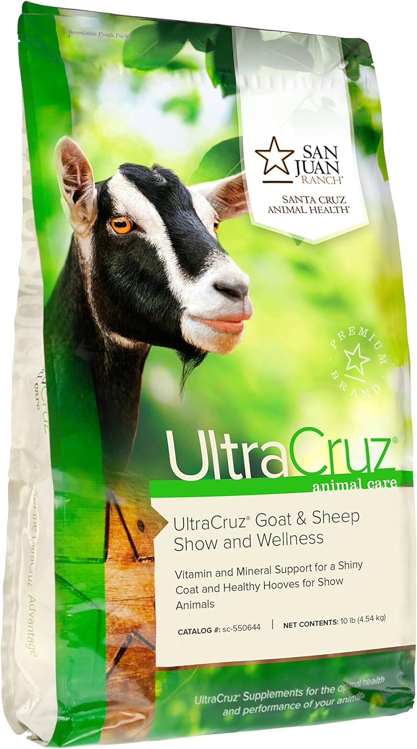 UltraCruz Goat and Sheep Show and Wellness Supplement, 10 lb Size