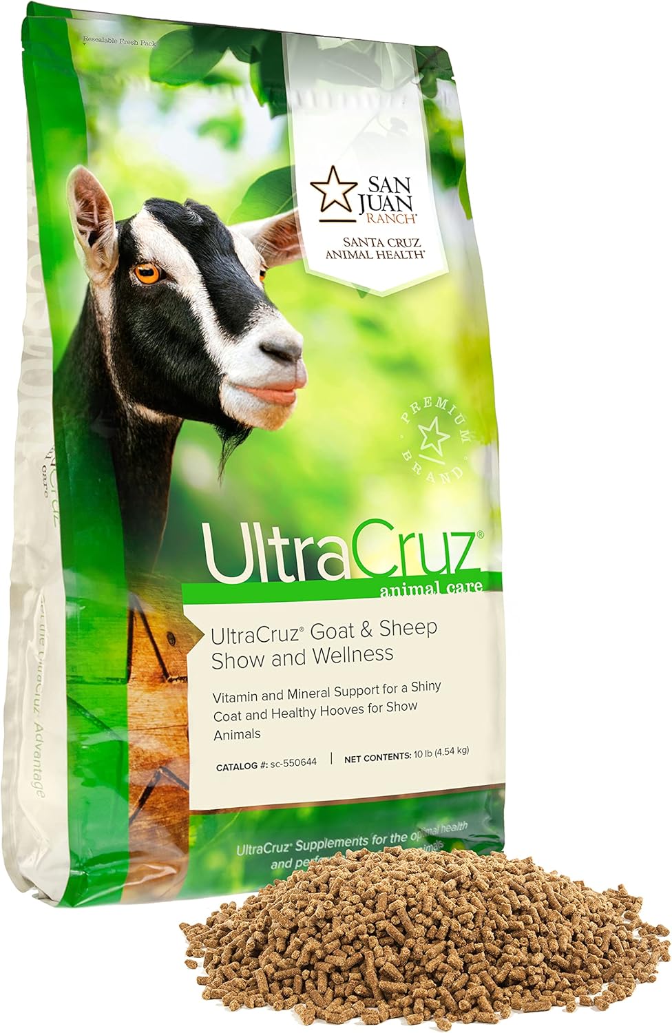 UltraCruz Goat and Sheep Show and Wellness Supplement, 10 lb Size