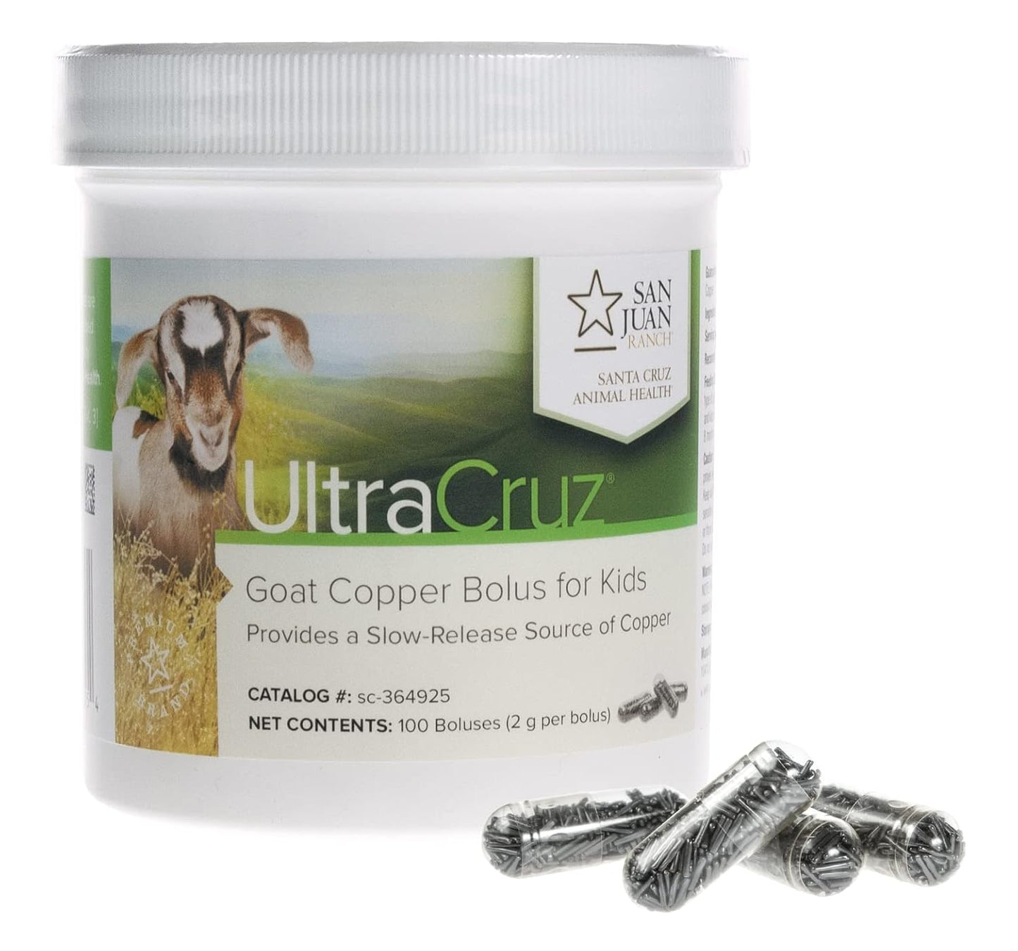 UltraCruz Goat Copper Bolus Supplement for Kid Goats - 100 Count x 2 Grams, sc-364925