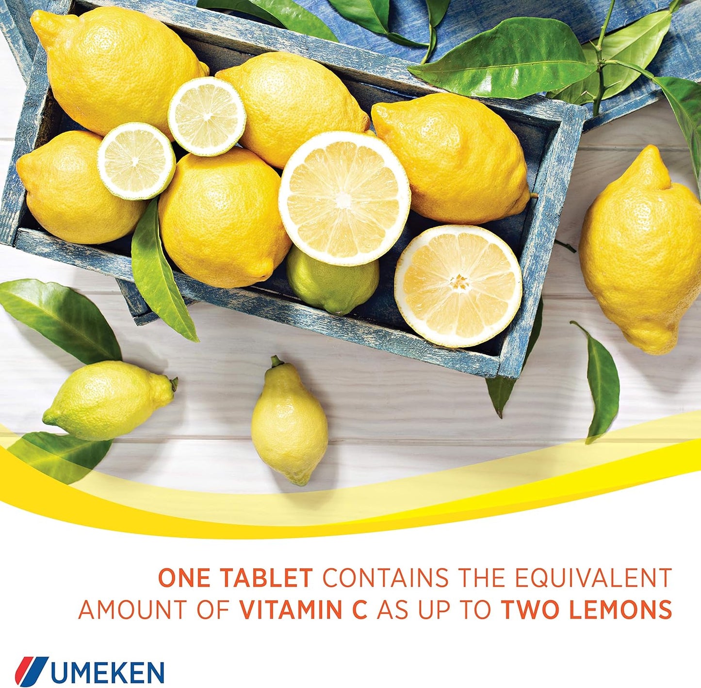 Umeken C-Balance Chewable Vitamin C Supplements, High Potency for Adults & Kids, Citric Acid & Gamma-linolenic Acid, 7.1oz, 200g, 4.5 Months Supply - Pack of 2