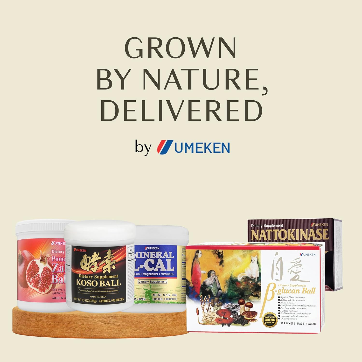 Umeken Koso Ball with 160 Fermented Ingredients for Stomach & Intestine Health - Pack of 342 Pieces - Japanese Immune Support & Wellness Supplement