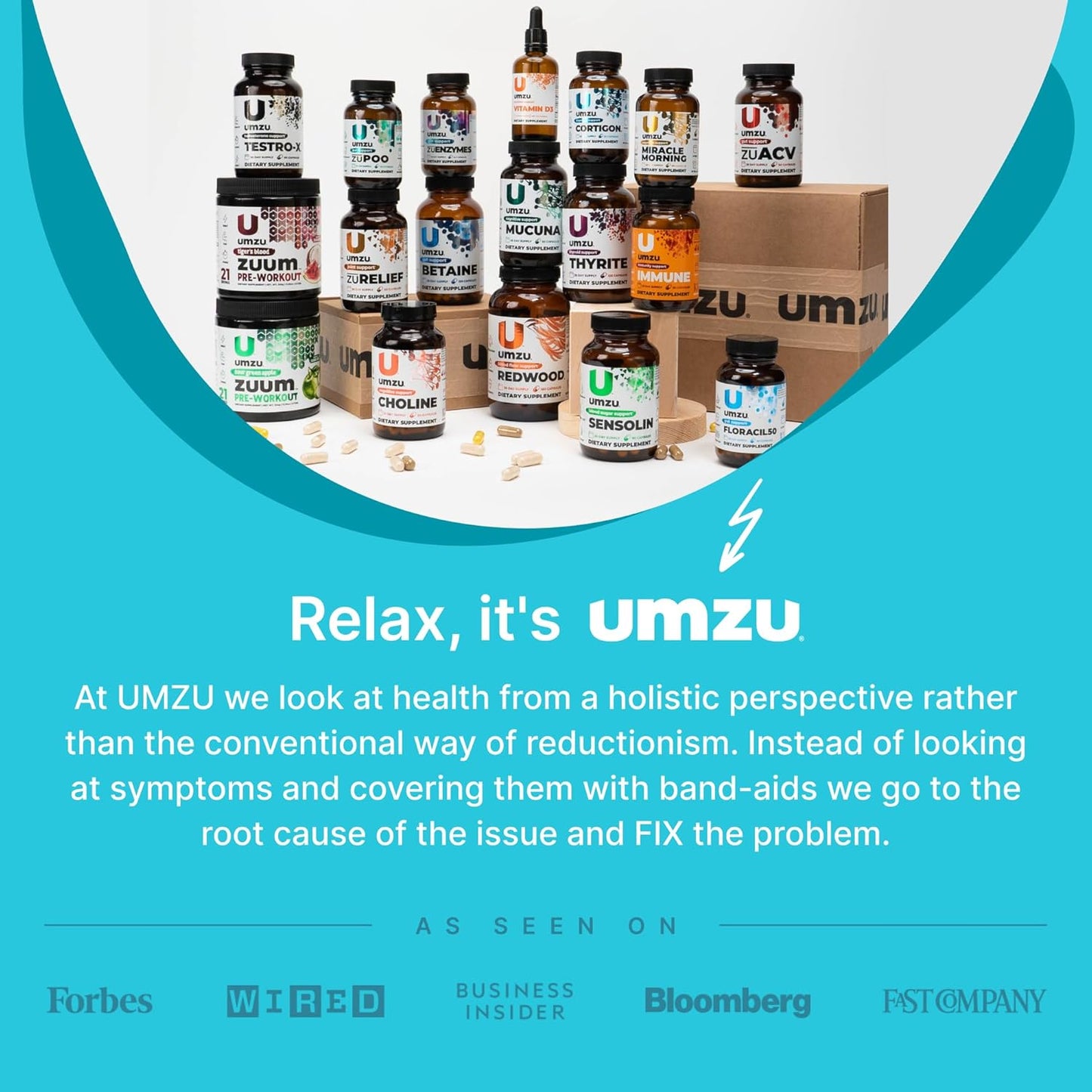 UMZU CORTIGON | Natural Stress Support Complex with Ginkgo Biloba & B Vitamins | Memory, Focus & Mood Aid | 30 Day Supply