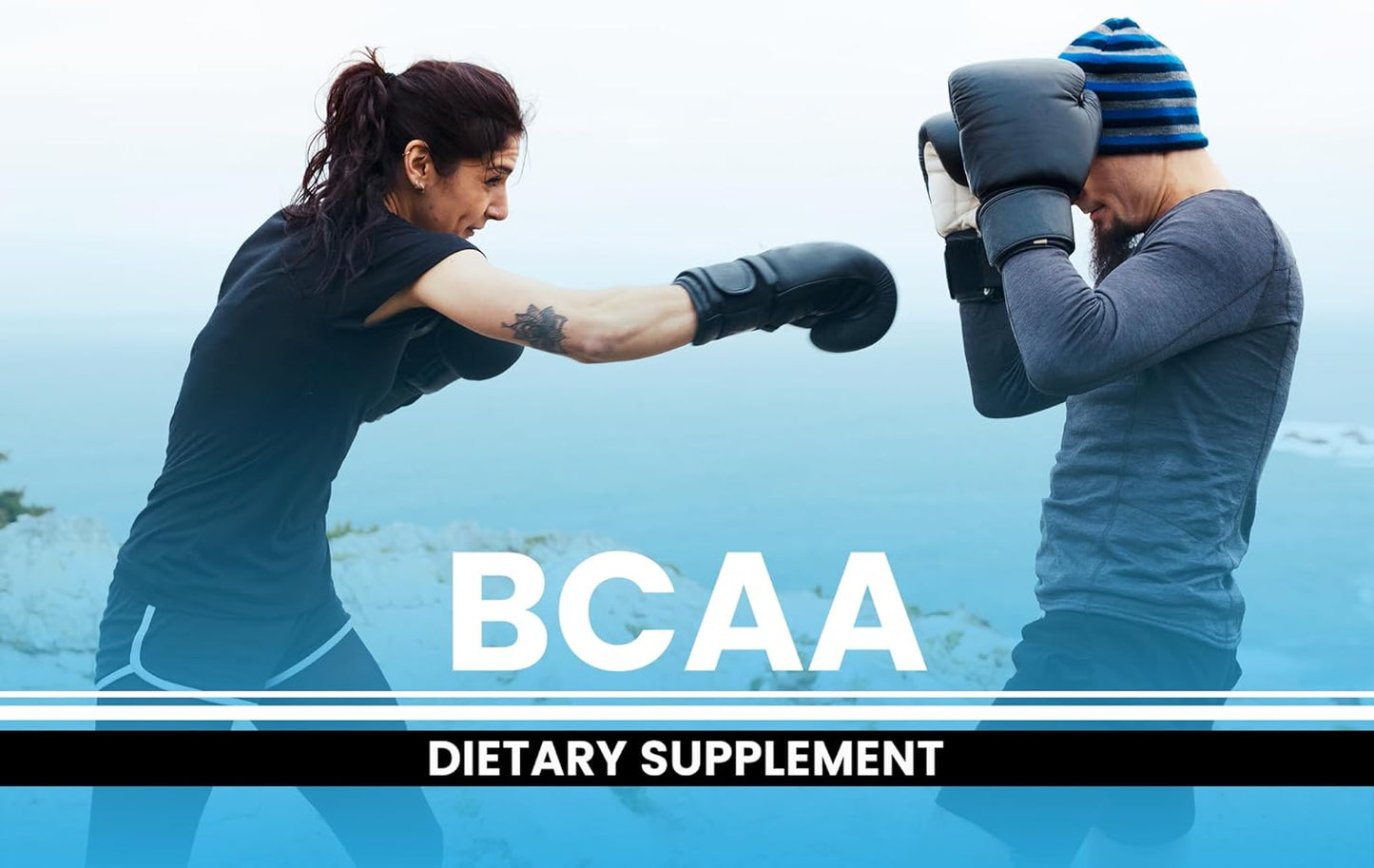 Unflavored BCAA Powder, 3 lbs, 2:1 Ratio, 907 Servings, Pure Ingredients, No Additives