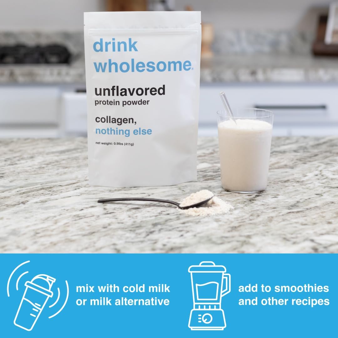 Unflavored Collagen Protein Powder for Sensitive Stomachs - Gut Friendly, Low FODMAP, Dairy & Lactose Free - AIP, Carnivore & Paleo Friendly - Safe for Kids & Seniors