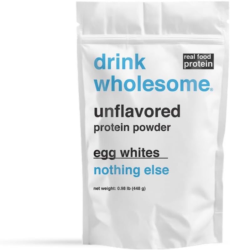 Unflavored Egg White Protein Powder for Sensitive Stomachs - Gut Friendly, Low FODMAP, Dairy & Lactose Free - Carnivore & Paleo - Safe for Kids & Seniors