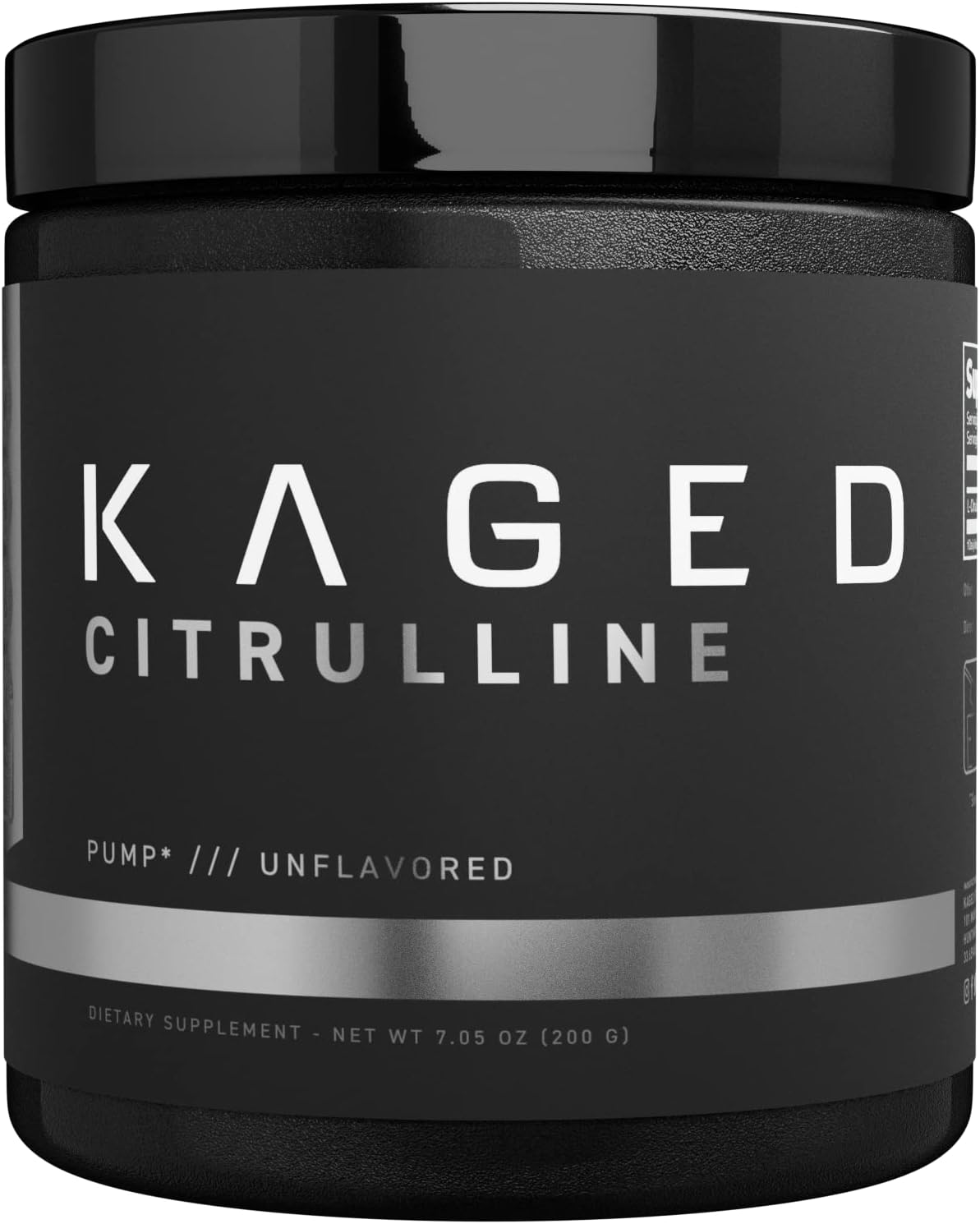 Unflavored Kaged Premium L-Citrulline Powder - Boost Nitric Oxide, Enhance Muscle Pumps, Improve Vascularity - 100 Servings