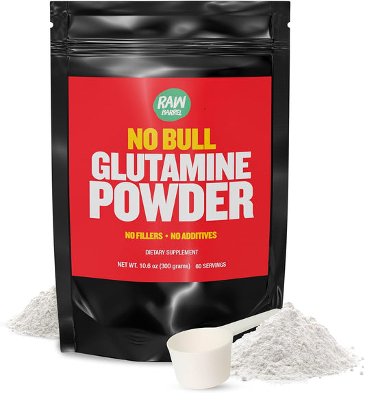 Unflavored Micronized L-Glutamine Powder - Non GMO, 300g Vegan Supplement