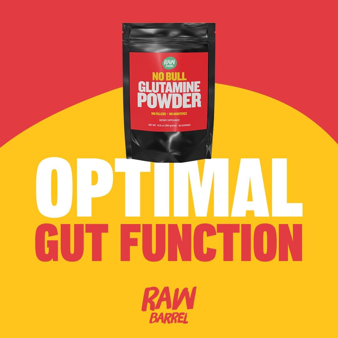 Unflavored Micronized L-Glutamine Powder - Non GMO, 300g Vegan Supplement