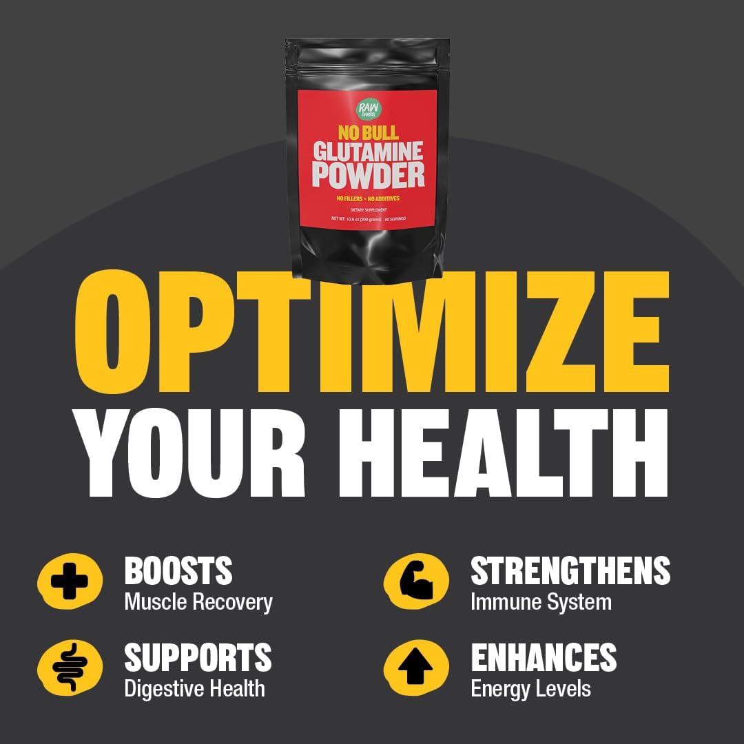 Unflavored Micronized L-Glutamine Powder - Non GMO, 300g Vegan Supplement