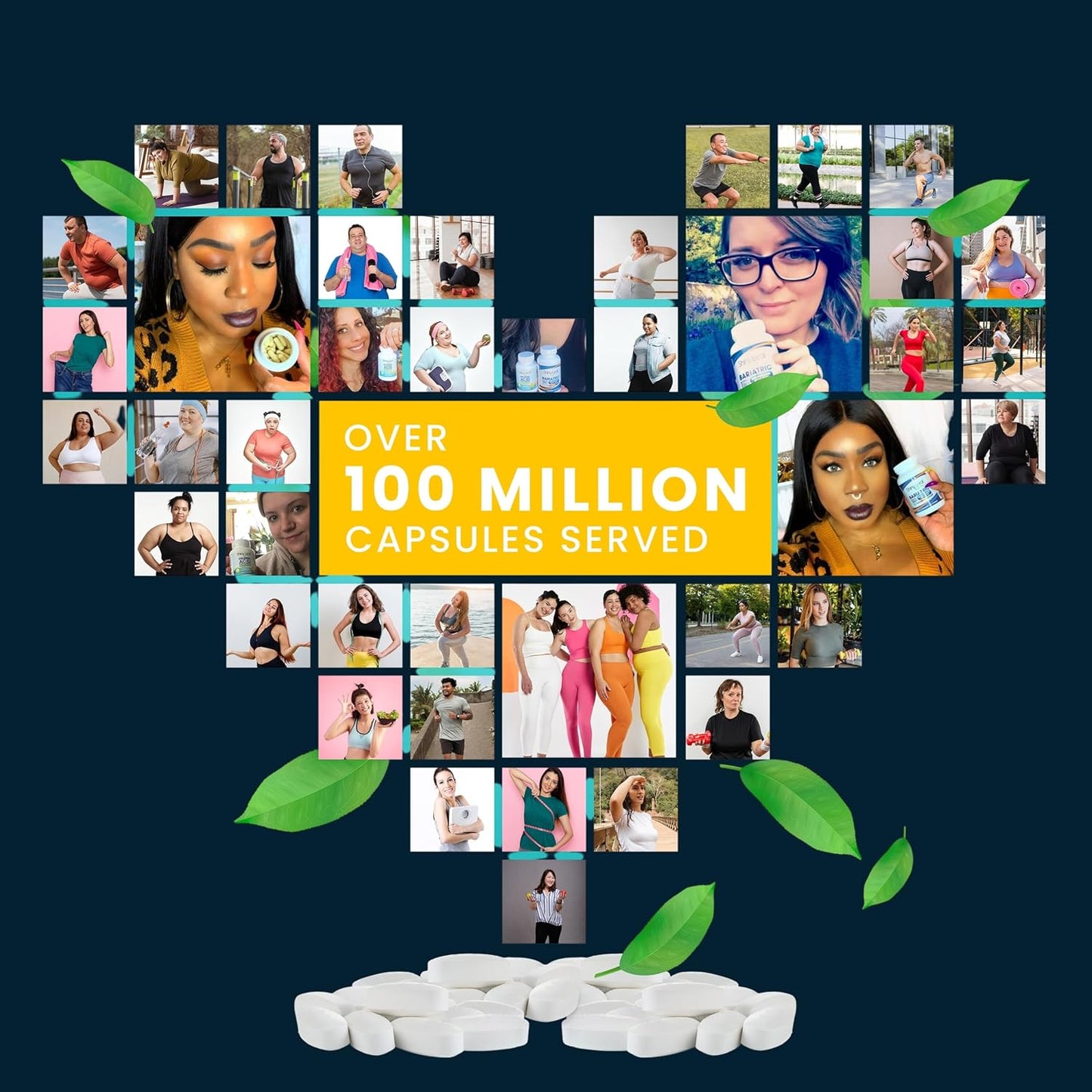 Unflavored Mini Calcium Citrate 600mg Tablets with Vitamin D3 for Women and Men - Easy Swallow Supplement - 60 Day Supply by Shiny Leaf