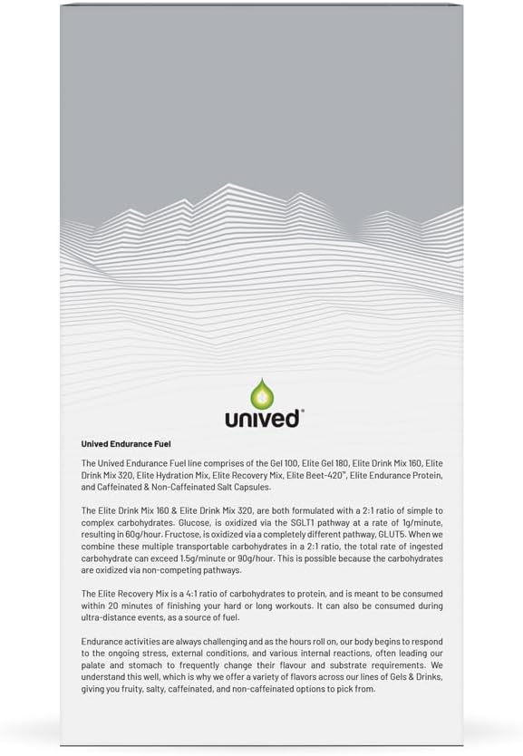 Unived Elite Recovery Mix with Coco Turmeric Latte Flavor - Vegan Post-Workout Drink