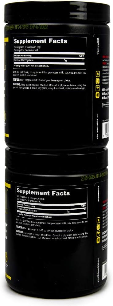 Universal Nutrition Creatine Powder - 200 Grams - Muscle Building Supplement