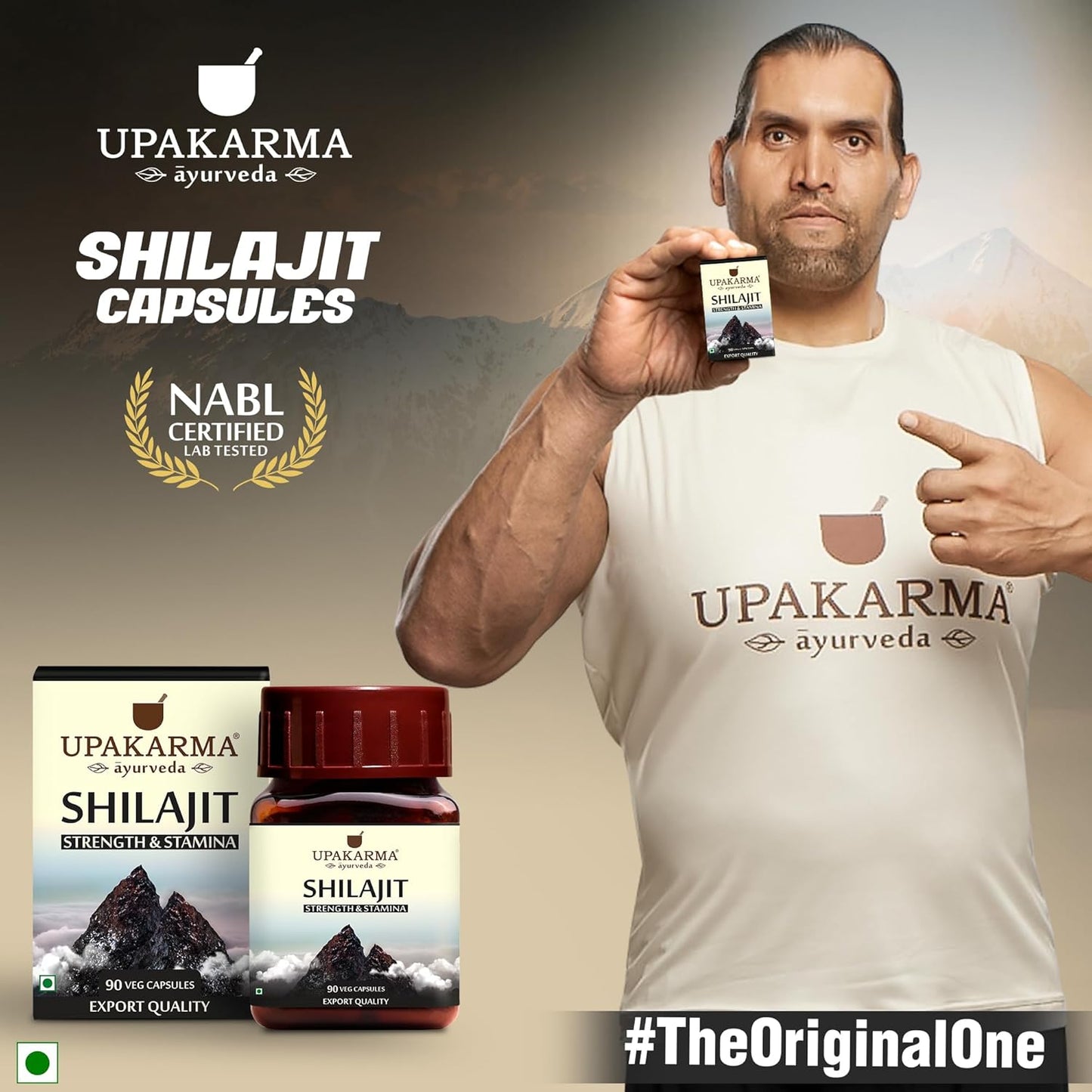Upakarma Ayurveda Shilajit Capsules - 1000mg for Strength & Stamina - 90 Capsules, 45 Day Supply - Natural Immune Support & Trace Minerals