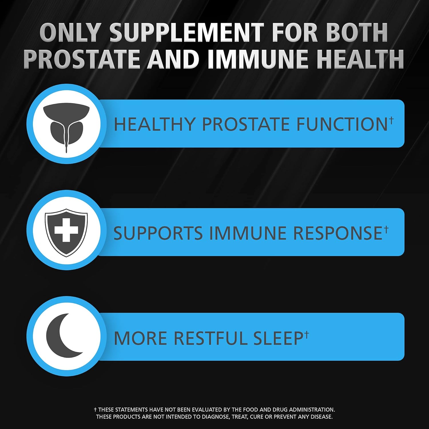 Urinozinc Prostate Plus Daily Immunity Supplement - 2 Month Supply - Saw Palmetto & Beta Sitosterol - Prostate & Immune Health Support - 120 Count