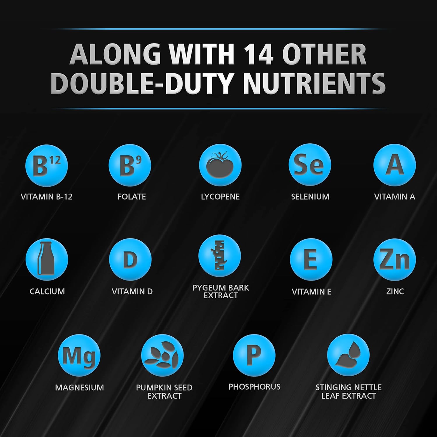 Urinozinc Prostate Plus Daily Immunity Supplement - 2 Month Supply - Saw Palmetto & Beta Sitosterol - Prostate & Immune Health Support - 120 Count