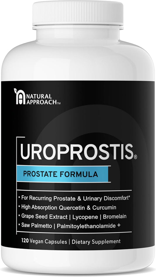 UROPROSTIS Prostate Support Complex - High Potency Men's Health Formula - Saw Palmetto & 13 Ingredient Blend - Vegan & Gluten-Free - 120 Capsules