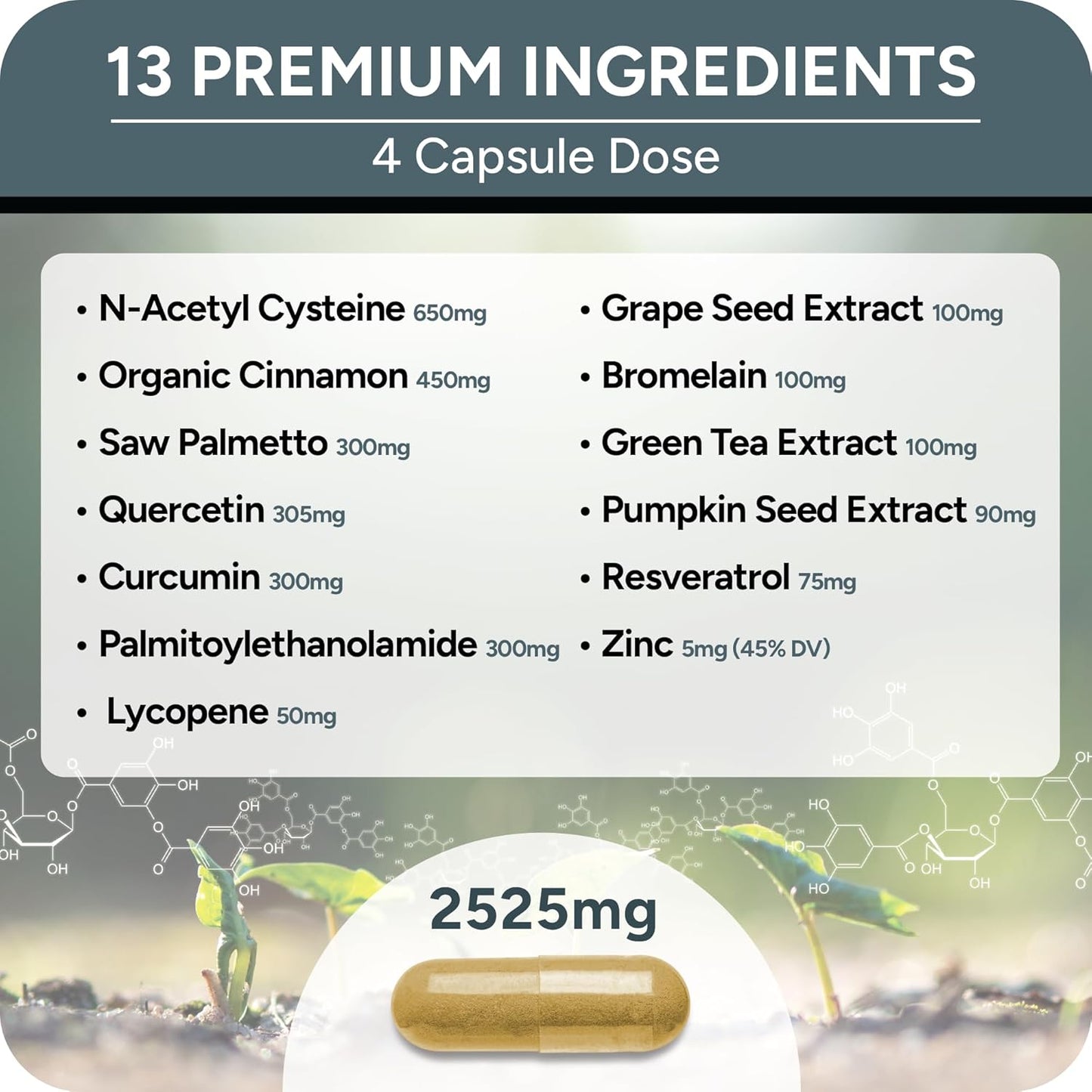 UROPROSTIS Prostate Support Complex - High Potency Men's Health Formula - Saw Palmetto & 13 Ingredient Blend - Vegan & Gluten-Free - 120 Capsules