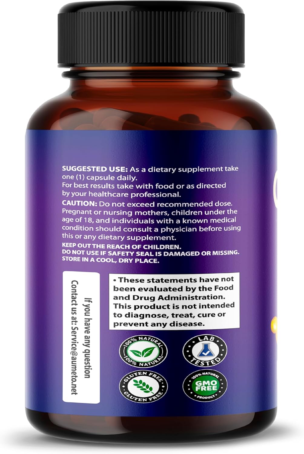 US-Made AUMETO Glucosamine Supplement with MSM, Chondroitin, Turmeric & Collagen for Joint Comfort and Cartilage Flexibility