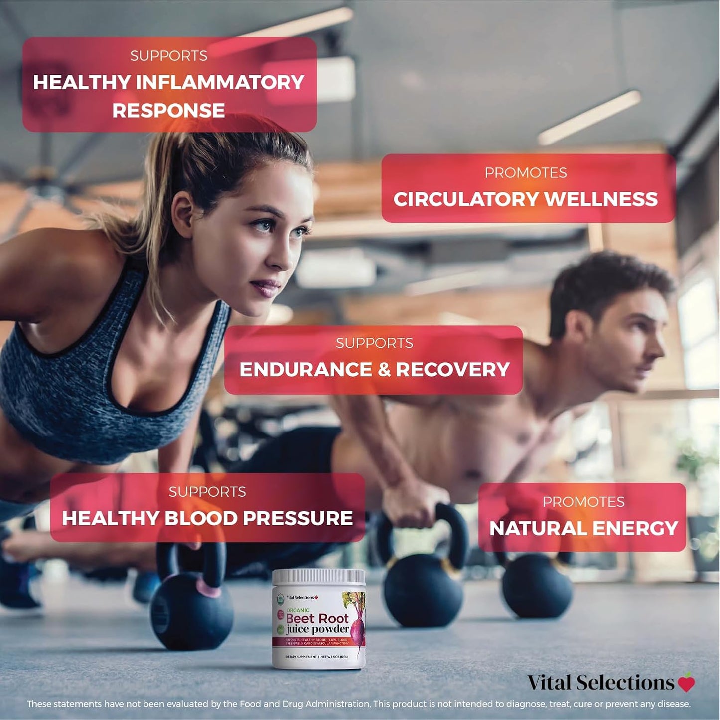 USA Grown Organic Beet Root Juice Powder for Cardio Support and Athletic Performance - High Purity and Potency, Superior Drying Technology