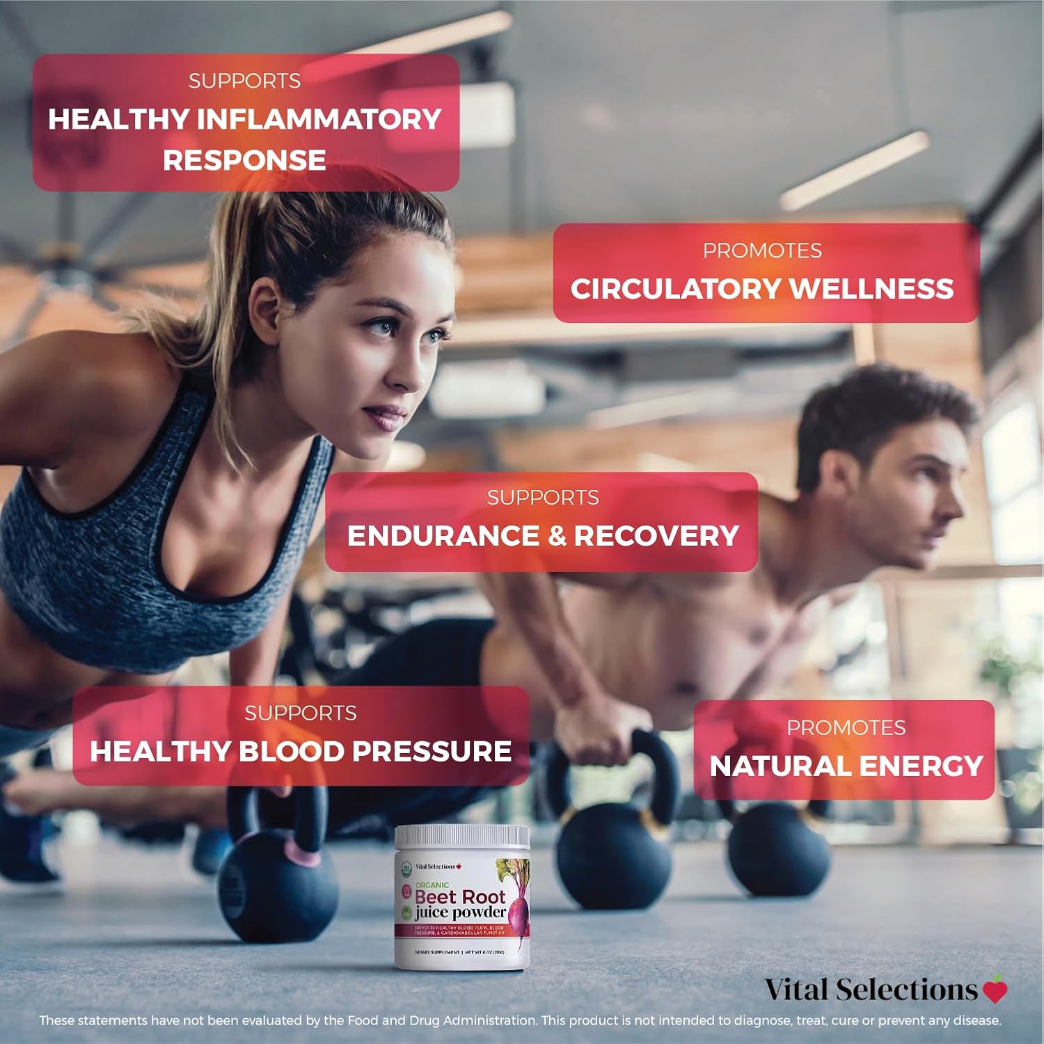 USA Grown Organic Beet Root Juice Powder for Cardio Support and Athletic Performance - High Purity and Potency, Superior Drying Technology