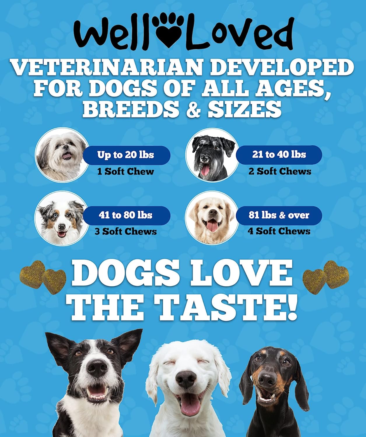 USA-Made Dog Probiotics for Gut Health, Yeast Balance, Itchy Skin, and Digestive Support - Vet Developed Chews with Prebiotic & Enzymes for Relief