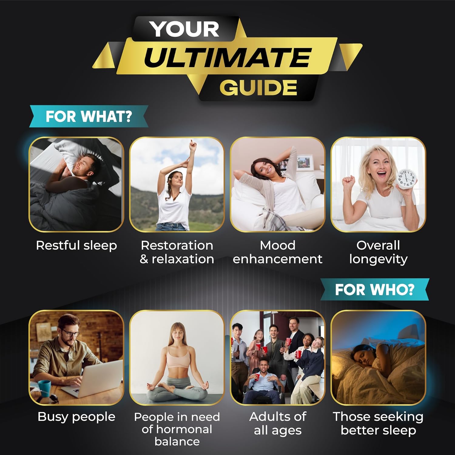 USA Made GUDOMET CORTISOL Wellness Capsules with Magnesium, Ashwagandha, L-Theanine, Phosphatidylserine, Rhodiola Rosea, Passionflower, Lavender, and Chamomile - 150 Count