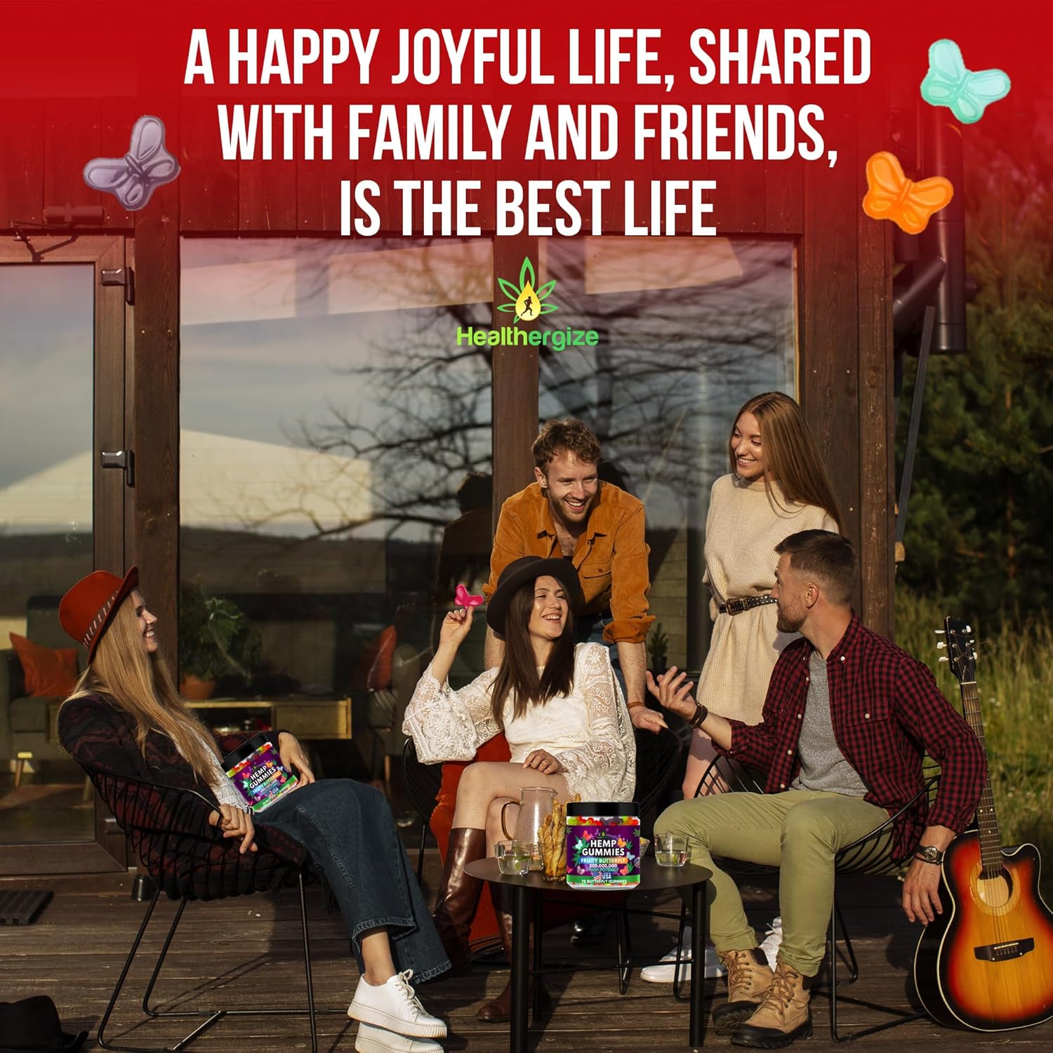 USA-Made Healthergize High Potencymetabolism boosterGummies with Omega 3 6 9 for Peaceful Relaxation and Bedtime Serenity