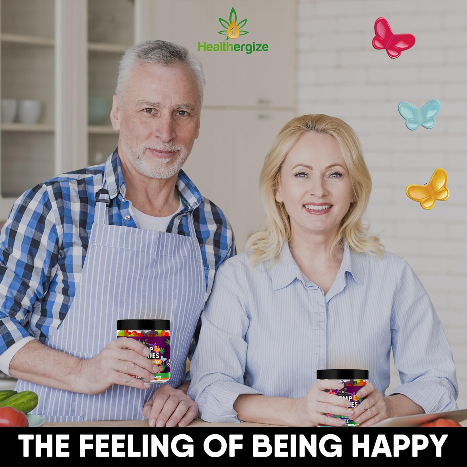 USA-Made Healthergize High Potencymetabolism boosterGummies with Omega 3 6 9 for Peaceful Relaxation and Bedtime Serenity