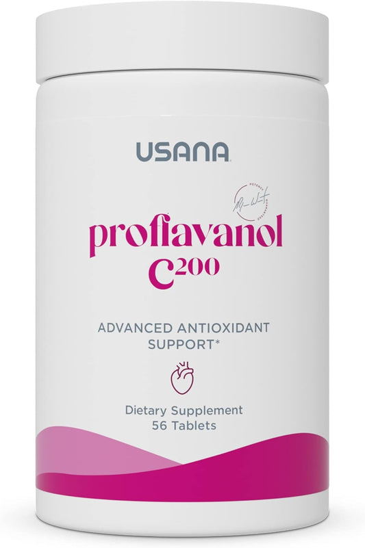 USANA Proflavanol C200: Heart Health Antioxidant with Bioflavanoids & Vitamin C - 56 Tablets - 28 Day Supply