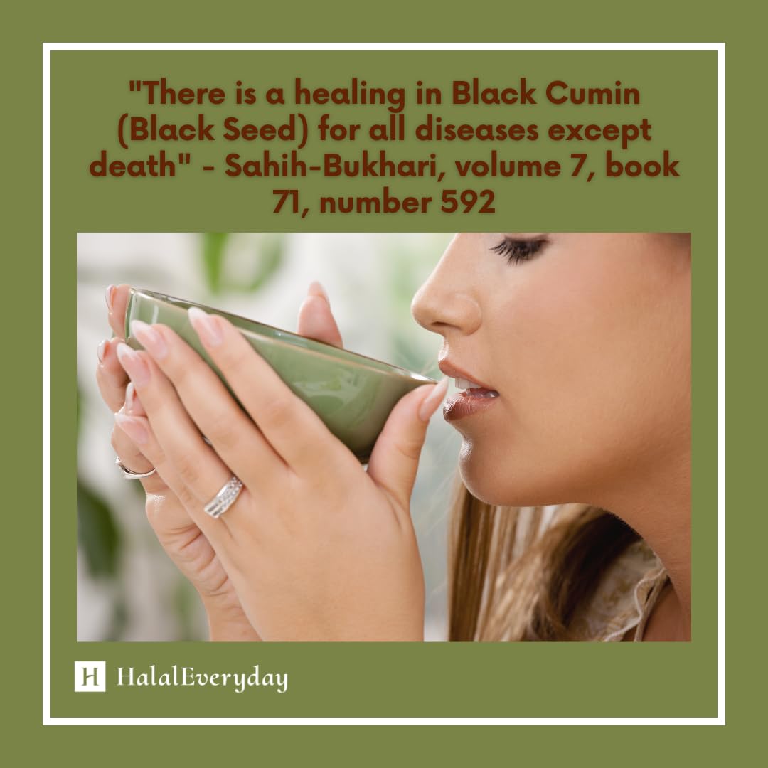 USDA Certified HalalEveryDay Organic Black Seed Oil - Cold Pressed Glass Bottle with 1.5% Thymoquinone - 3X Strength Turkish Black Cumin - Non-GMO 100% Pure Blackseed Oil - 2oz Dropper Bottle