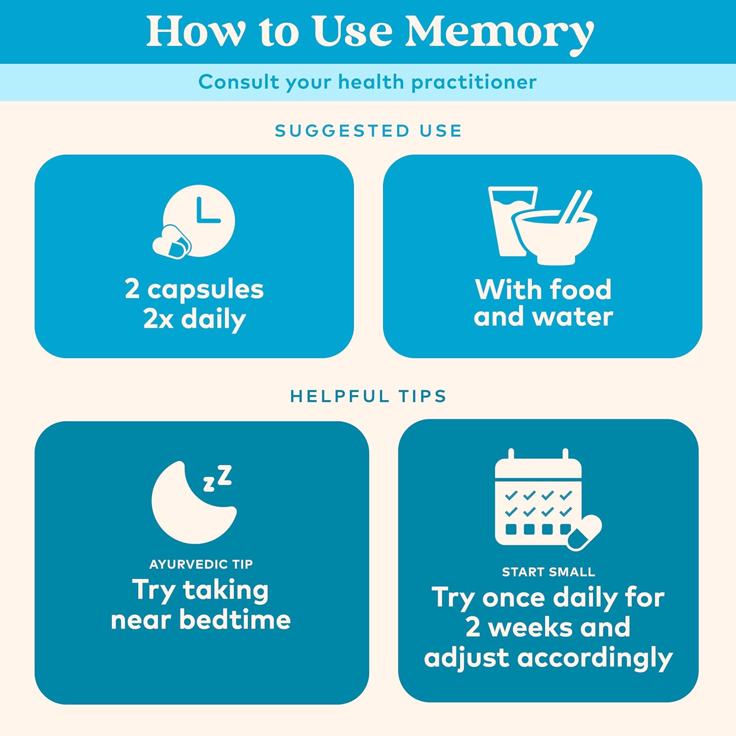 USDA Certified Organic Memory Support Supplement with Bacopa Monnieri & Gotu Kola - Herbal Brain Supplement for Memory and Focus - Non-GMO - 90 Capsules
