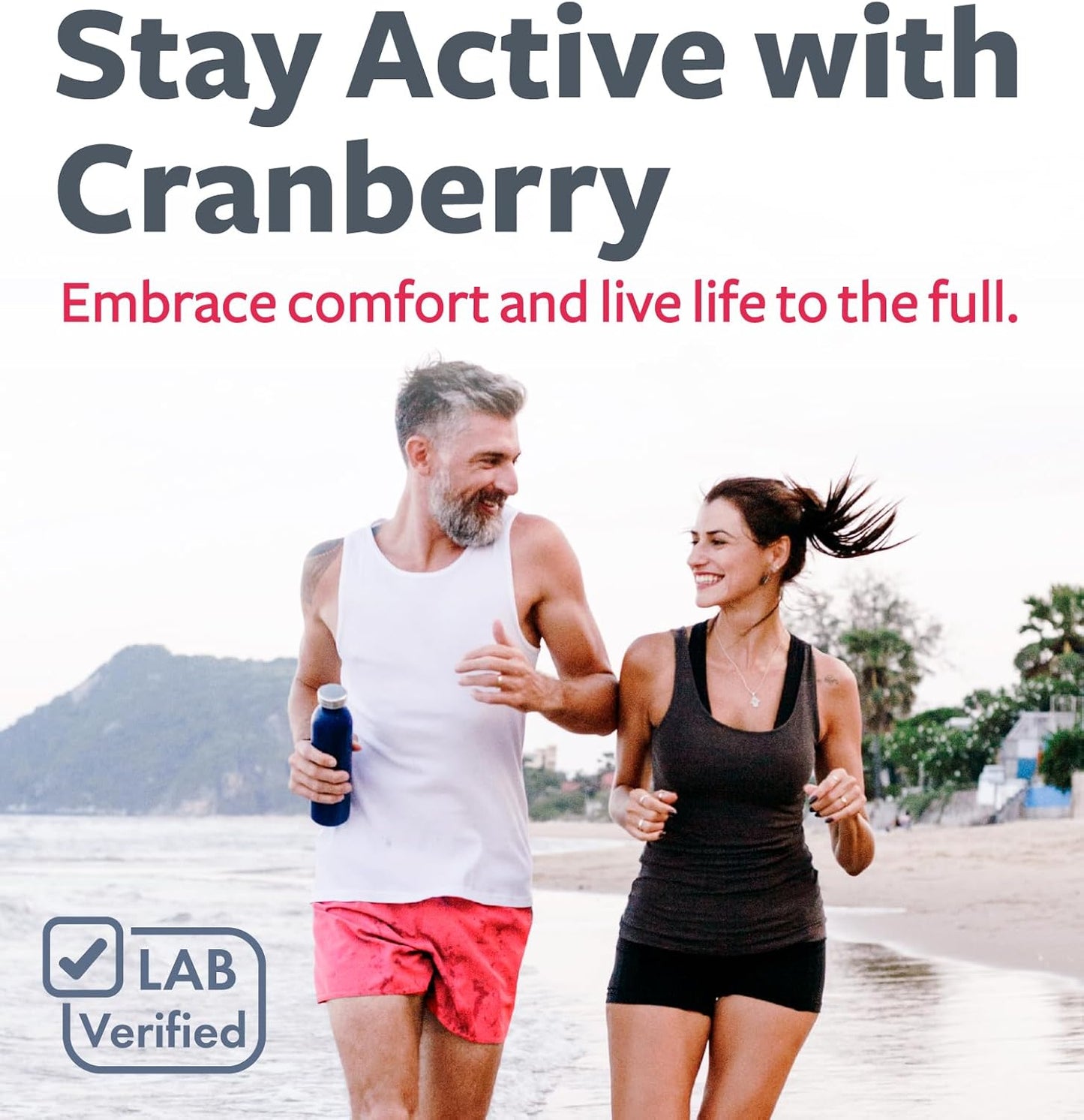 USDA Organic Cranberry Concentrate Powder (50:1) - 500mg = 25,000mg Fresh Cranberries - Kidney Cleanse & UTI Support - Women's Vitamins - 100 Servings - No Pills