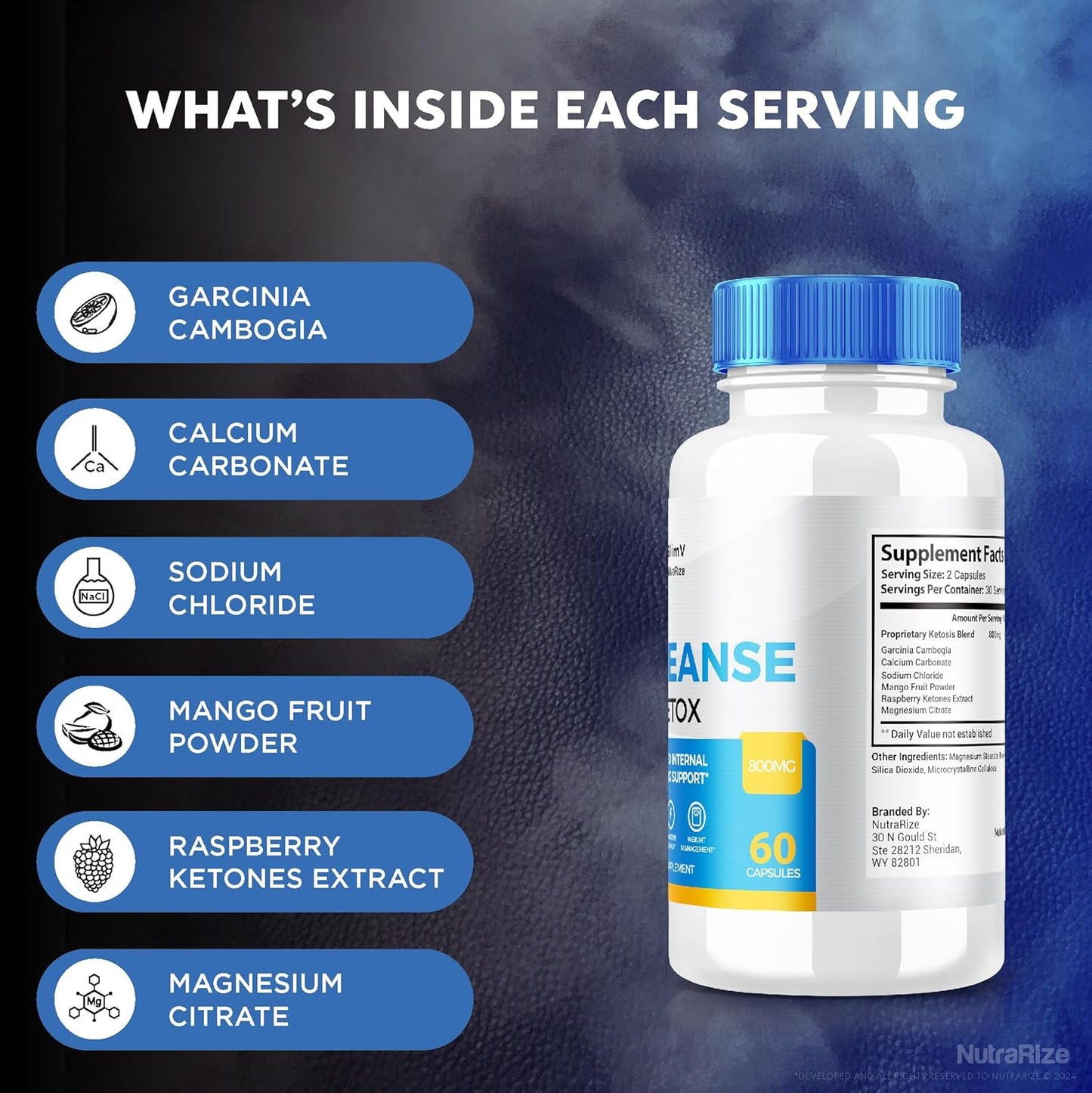 USlimV Keto ACV Capsules - 2 Pack for Advanced Internal Cleansing Support, All Natural Slimming Formula Pills with Vitamins Formula - NutraRize USlimV Reviews