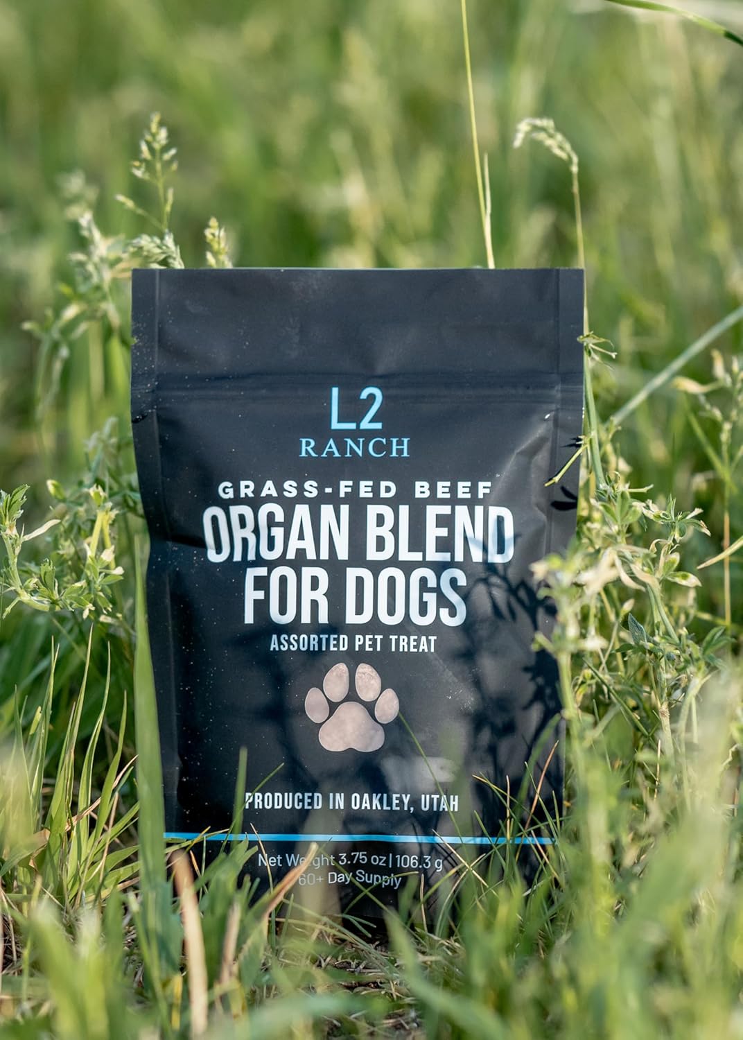Utah Family-Owned Ranch Grass-Fed Beef Organ Blend for Dogs | 60-Day Supply | Best Dog Organ Supplement | Beef Kidney for Training & Treats | All Breeds