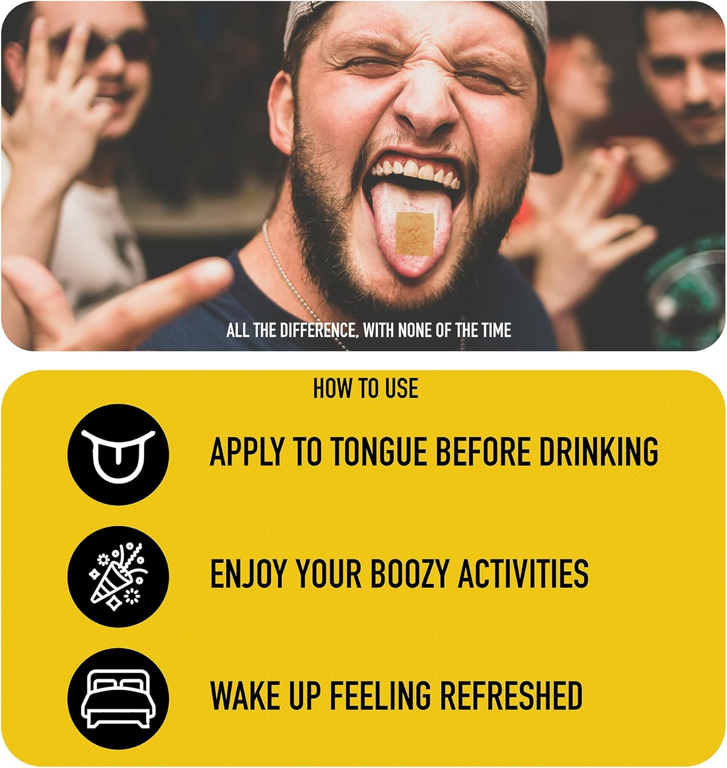 UTOPIA Strips Liver Support Supplement with Turmeric Curcumin - 30 Count - Fast-Acting Natural Mango Flavored Pre-Alcohol Relief for Partygoers
