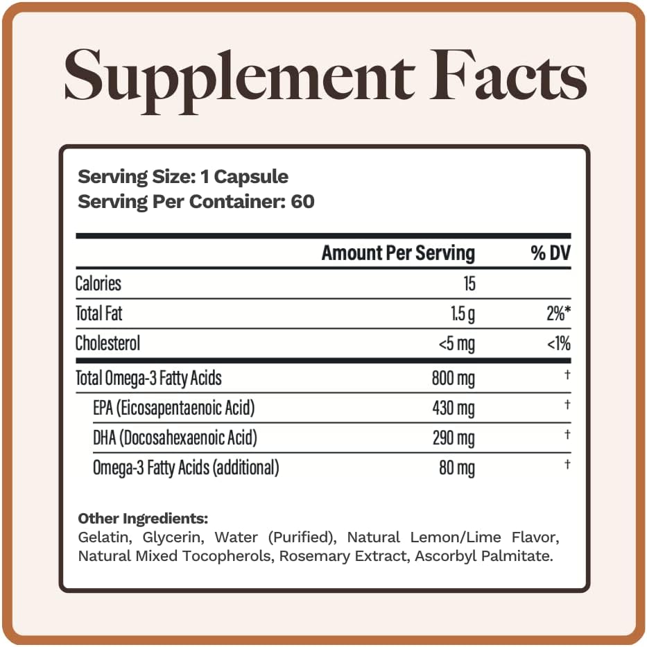 Utzy Naturals Berbercol Supplement with Citrus Bergamot, Berberine, Nattokinase, and Omega 3 Fish Oil - 500mg/100mg