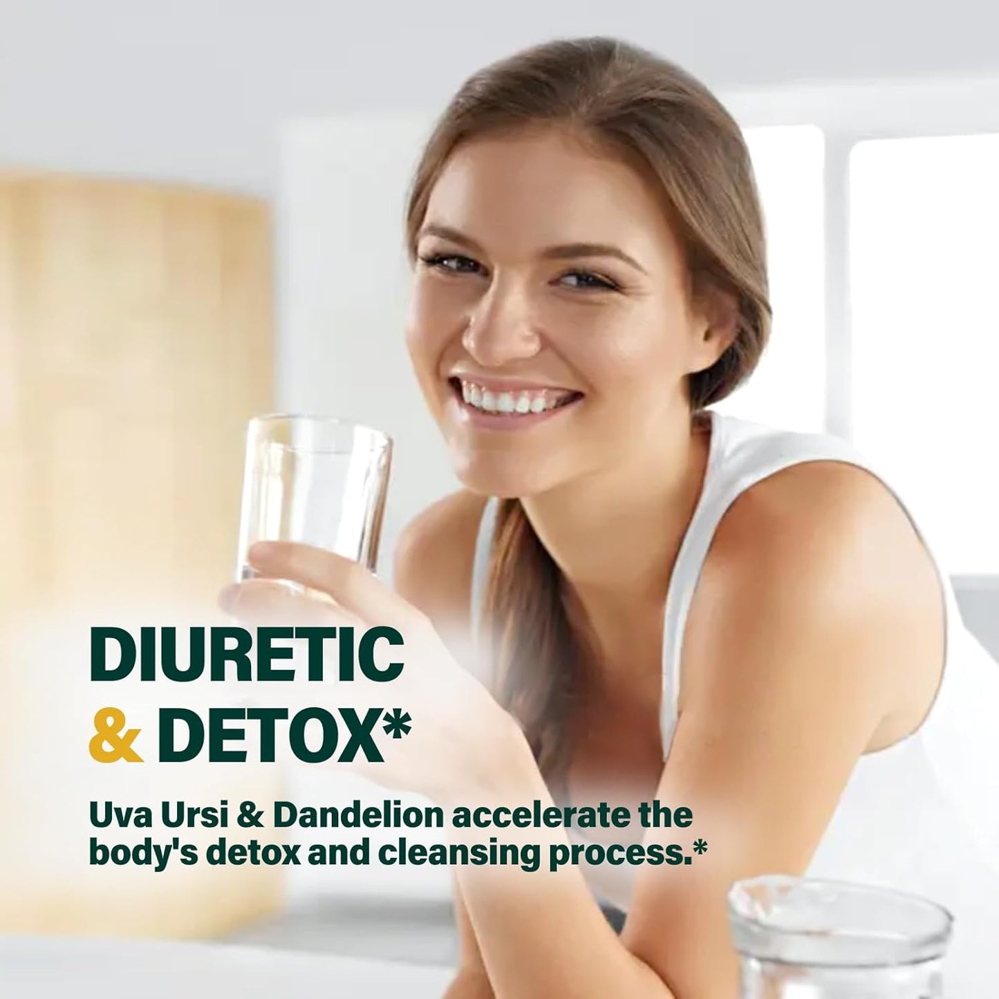 Uva Ursi Herbal Liquid Drops for Urinary Health - Diuretic & Detox Support - Antioxidant Rich - 2oz